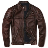 Shop Vintage Leather Jacket for Men - Genuine Cowhide