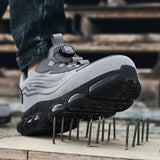Men's Military Tactical Boots Army Boots Men Side Zipper Military Boots Men Anti-Slip Ankle Boots Work Safety Shoes Hiking Shoe - MisteryBox