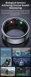 COLMI R12 Smart Ring with Display Screen and Touch, Health Manager, Wireless Charging, 5 ATM Waterproof For Men Women - MisteryBox