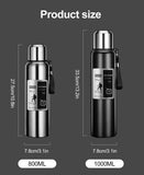 1000ML Stainless Steel Thermos Bottle Sport Thermal Water Bottle Keep Cold and Hot Insulated Cup Outdoor Campping Vacuum Flasks MisteryBox