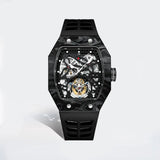 AESOP Richard Series Men's Tourbillon Mechanical Watch Manual Movement Carbon Fiber Waterproof Watch Valentine's Day Gift - MisteryBox