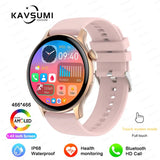 2024 NFC Smart Watch Women 466*466 Screen GPS Track Sport Watches Women Health Monitoring Voice Bluetooth Call Smartwatch Ladies - MisteryBox