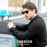 Night Vision Glasses PC Frame Polarized Sunglasses Men Outdoor Sport Sun Glasses Day Night Vision Driver Night Glasses Goggles - MisteryBox