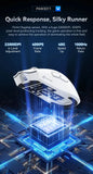 Attack Shark X11 Wireless Bluetooth Mouse,PAW3311 Three Mode 2.4G 400IPS RGB  PC Gaming Mouse MisteryBox