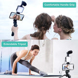 Smartphone Vlogging Kit for iPhone Android with Tripod Mini Microphone Starter Vlog kit for TikTok Live Stream Video YouTube - MisteryBox