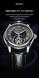 AESOP Real Tourbillon Mechanical Watch For Men Skeleton Tourbillon Movement Watches Mens  Sapphire Mirror Fashion Waterproof  A - MisteryBox