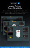 Attack Shark X11 Wireless Bluetooth Mouse,PAW3311 Three Mode 2.4G 400IPS RGB  PC Gaming Mouse MisteryBox