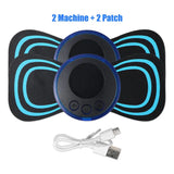 Mini Portable EMS Neck Massager Electric Neck Stretcher For  Cervical Muscle Pain Relief And Shoulder Relaxation Massage Patch - MisteryBox