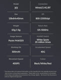 Attack Shark X11 Wireless Bluetooth Mouse,PAW3311 Three Mode 2.4G 400IPS RGB  PC Gaming Mouse MisteryBox