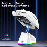 Attack Shark X11 Wireless Bluetooth Mouse,PAW3311 Three Mode 2.4G 400IPS RGB  PC Gaming Mouse MisteryBox