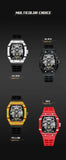AESOP Richard Series Men's Tourbillon Mechanical Watch Manual Movement Carbon Fiber Waterproof Watch Valentine's Day Gift - MisteryBox
