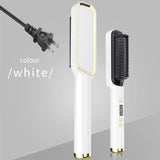 Electric Hot Comb Multifunctional Straight Hair Straightener Comb Negative Ion Anti-Scalding Styling Tool Straightening Brush - MisteryBox