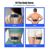 Mini Portable EMS Neck Massager Electric Neck Stretcher For  Cervical Muscle Pain Relief And Shoulder Relaxation Massage Patch - MisteryBox