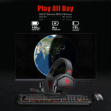 NUBWO G06 Dual Wireless Gaming Headset with Microphone for PS5, PS4, PC, Mobile, Switch, 2.4GHz Bluetooth 5.3 Gaming Headphones MisteryBox