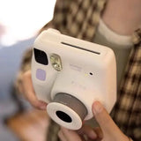 Fujifilm Instax Mini SE Instant Camera Film Cam Auto-focusing Wrist Strap Birthday Christmas for Girl New Year Festival Gift as - MisteryBox