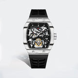 AESOP Richard Series Men's Tourbillon Mechanical Watch Manual Movement Carbon Fiber Waterproof Watch Valentine's Day Gift - MisteryBox
