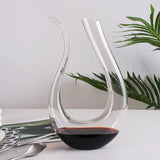 1500ML Handmade High Grade Big Decanter  Crystal Glass Wine Whisky Brandy Champagne Dispenser Glasses Bottle For Family Bar Gift - MisteryBox