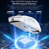 X6 Lightweight Wireless Gaming Mouse with 3 Mode Wired 2.4G BT5.2 Up to 26K DPI RGB Backlight Charging Base for Laptop Deskbtop MisteryBox