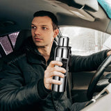 1000ML Stainless Steel Thermos Bottle Sport Thermal Water Bottle Keep Cold and Hot Insulated Cup Outdoor Campping Vacuum Flasks MisteryBox