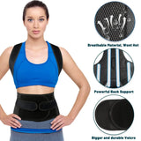 Back Brace Posture Corrector for Women & Men,Back Straightener, Scoliosis and Hunchback Correction,Adjustable Posture Trainer - MisteryBox