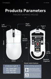 Attack Shark X11 Wireless Bluetooth Mouse,PAW3311 Three Mode 2.4G 400IPS RGB  PC Gaming Mouse MisteryBox