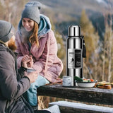 1000ML Stainless Steel Thermos Bottle Sport Thermal Water Bottle Keep Cold and Hot Insulated Cup Outdoor Campping Vacuum Flasks MisteryBox