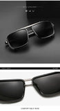 New Sunglasses Punk Sunglasses New Men's Square Uv400 Twin-beam Aviator Sunglasses MisteryBox