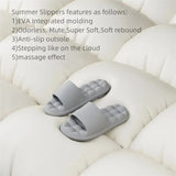 Men Anti-slip EVA Massage Summer Slippers Women Lightweight  Bathroom Cozy Sandals Couple Unisex House Indoor Soft Home Shoes - MisteryBox