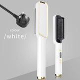 Electric Hot Comb Multifunctional Straight Hair Straightener Comb Negative Ion Anti-Scalding Styling Tool Straightening Brush - MisteryBox