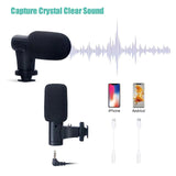 Smartphone Vlogging Kit for iPhone Android with Tripod Mini Microphone Starter Vlog kit for TikTok Live Stream Video YouTube - MisteryBox