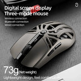SMAILWOLF RS8  1000Hz Bluetooth mouse, , three-mode connection, lightweight macro gaming mouse notebook computer 10000dpi MisteryBox
