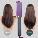 Electric Hot Comb Multifunctional Straight Hair Straightener Comb Negative Ion Anti-Scalding Styling Tool Straightening Brush - MisteryBox