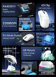 Attack Shark X11 Wireless Bluetooth Mouse,PAW3311 Three Mode 2.4G 400IPS RGB  PC Gaming Mouse MisteryBox