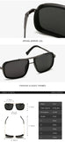 New Sunglasses Punk Sunglasses New Men's Square Uv400 Twin-beam Aviator Sunglasses MisteryBox