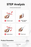 Household High Pressure Oral Irrigator Portable Teeth Clean Water Dental Floss Manual High Pressure Water Toothpick - MisteryBox