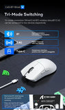 Attack Shark X11 Wireless Bluetooth Mouse,PAW3311 Three Mode 2.4G 400IPS RGB  PC Gaming Mouse MisteryBox