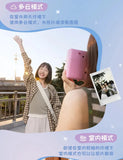 Fujifilm Instax Mini SE Instant Camera Film Cam Auto-focusing Wrist Strap Birthday Christmas for Girl New Year Festival Gift as - MisteryBox