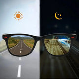 Night Vision Glasses PC Frame Polarized Sunglasses Men Outdoor Sport Sun Glasses Day Night Vision Driver Night Glasses Goggles - MisteryBox