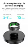 COLMI R12 Smart Ring with Display Screen and Touch, Health Manager, Wireless Charging, 5 ATM Waterproof For Men Women - MisteryBox