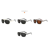 New Sunglasses Punk Sunglasses New Men's Square Uv400 Twin-beam Aviator Sunglasses MisteryBox