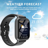 1.83'' Waterproof Smart Watch with Message Answer Call Sleep Monitoring Sports Pedometer Information Alerts For iPhone Android - MisteryBox