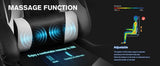 GTPLAYER Office Chair Gaming chair Massage Gaming armchair Ergonomic Gamer chair Footrest, Head Support Massage Lin Pillow, MisteryBox